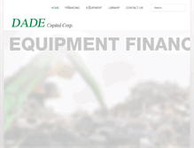 Tablet Screenshot of dadecapital.com